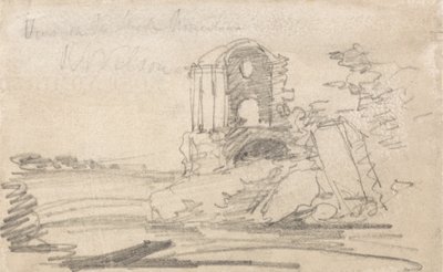 Ruined Temple after Richard Wilson by John Sell Cotman